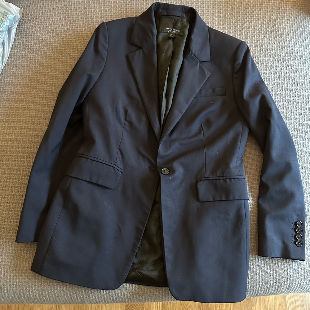 Women's Dark Navy Blazer Suit Jacket